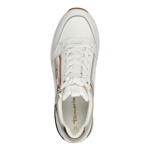 Sneaker White/Gold-NEW-