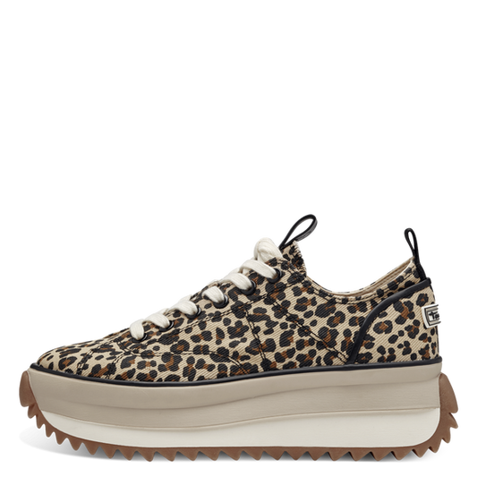 Flat sneakers-Leopard