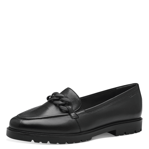 Leather Slipper black-NEW-