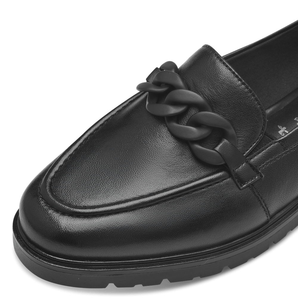 Leather Slipper black-NEW-