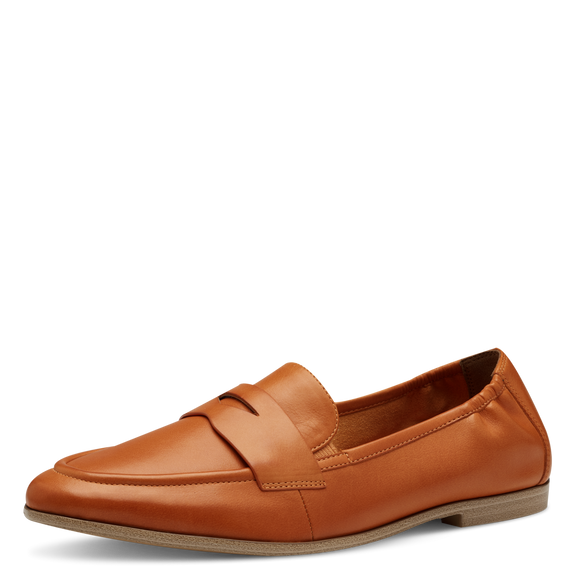 Leather Slipper - orange