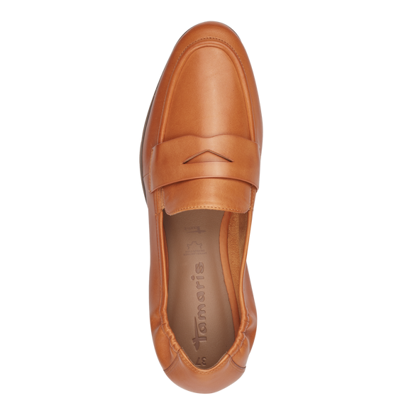 Leather Slipper - orange