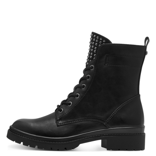 Lace-up ankle boots Black-NEW-