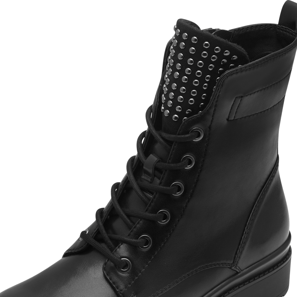 Lace-up ankle boots Black-NEW-