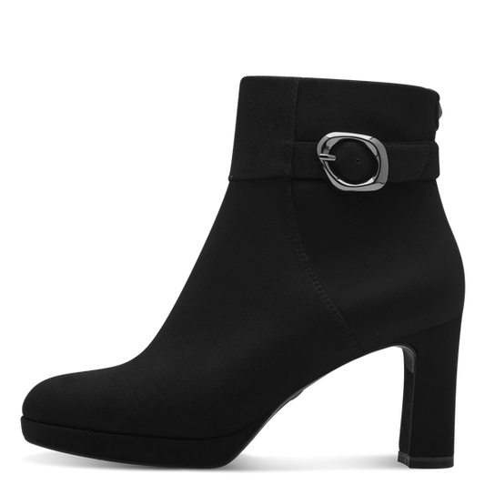 Heeled ankle boots-Black