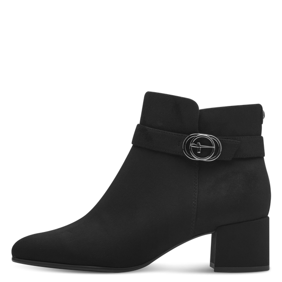 Heeled ankle boots Black-NEW-