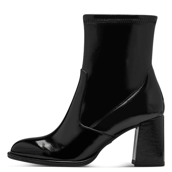 Heeled ankle boots-Black