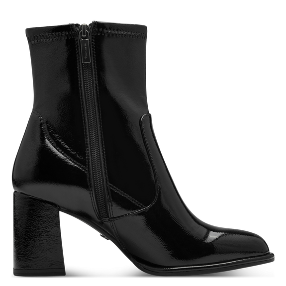 Heeled ankle boots-Black