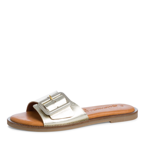 Leather Mule - gold