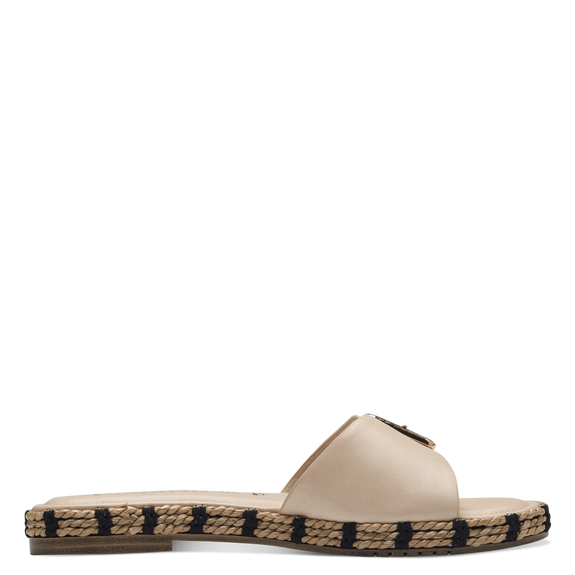 Leather Mule - beige