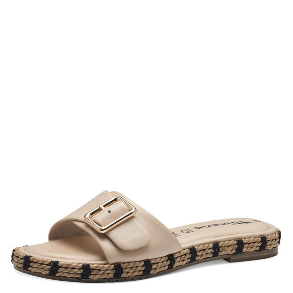 Leather Mule - beige