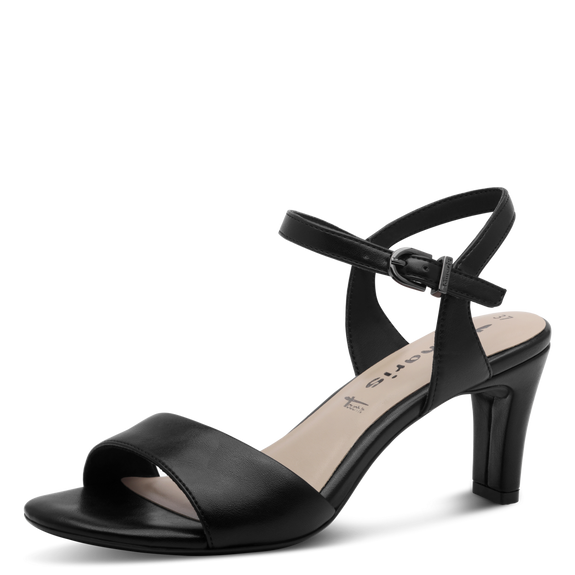 Heeled sandal - Black