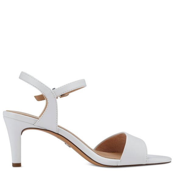 Heeled sandal - White