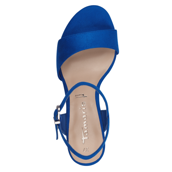 Heeled sandal - Blue.