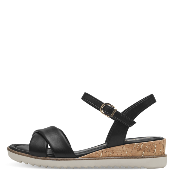 Heeled sandal - Black