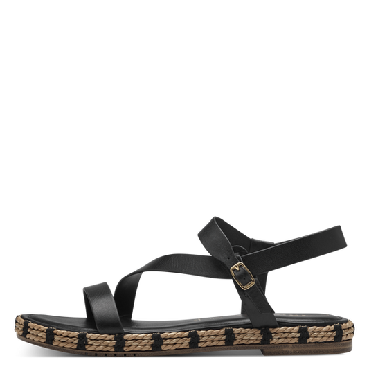 Leather Sandal - black