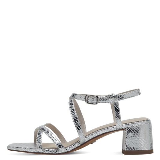 Heeled sandal - Silver