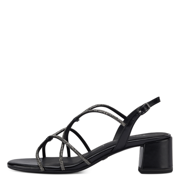 Heeled sandal - Black