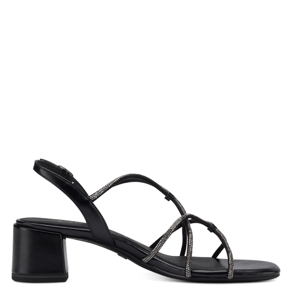 Heeled sandal - Black