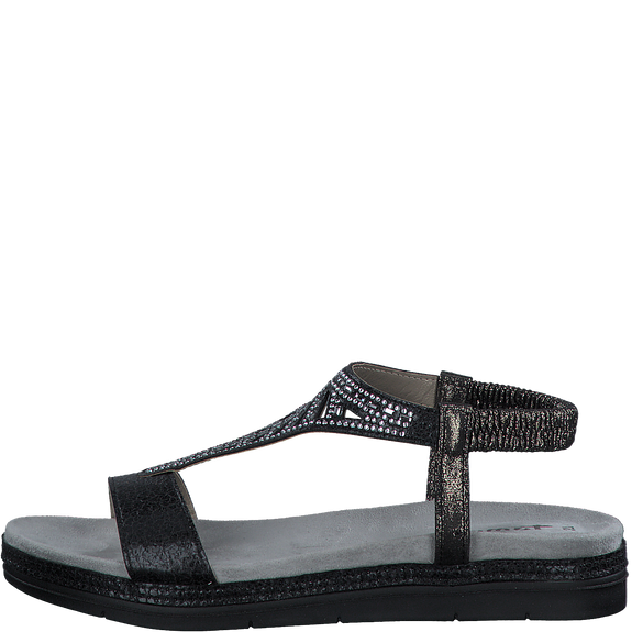 Heeled sandal - Black