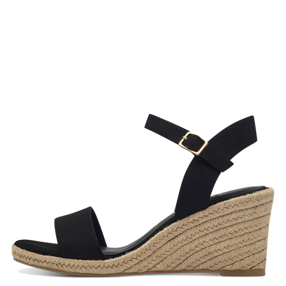 Heeled sandal - black