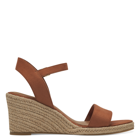 Heeled sandal - brown