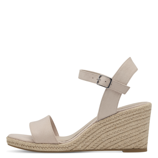 Heeled sandal - beige