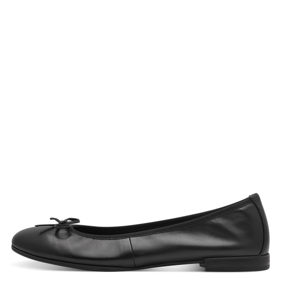 Leather Ballerina - black