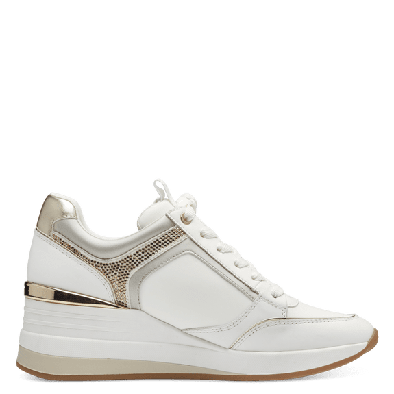 Sneaker White/Gold-NEW-