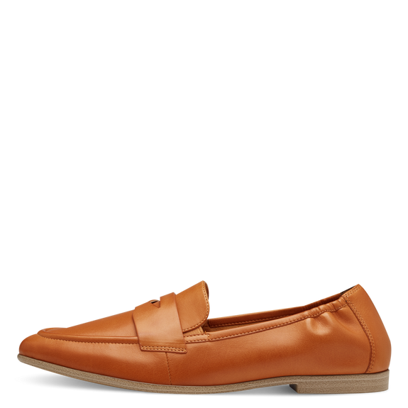 Leather Slipper - orange