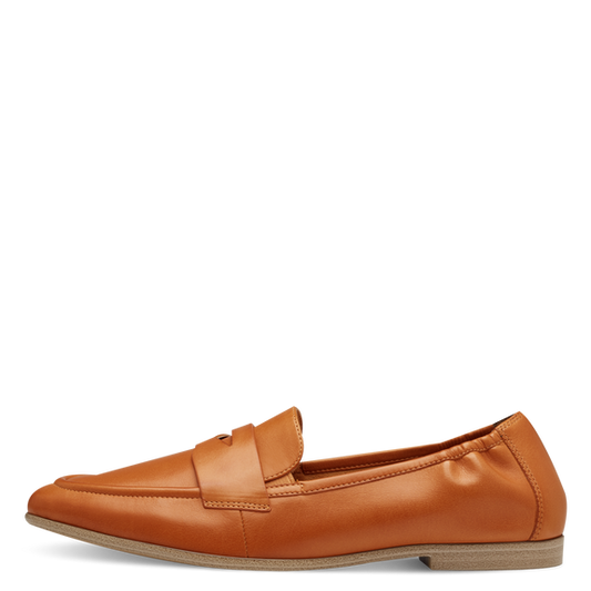 Leather Slipper - orange