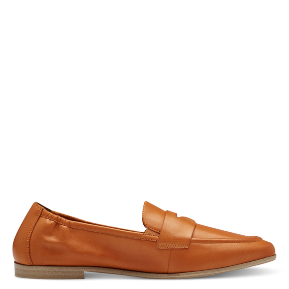 Leather Slipper - orange