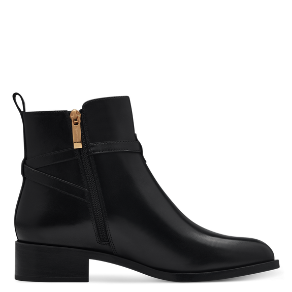 Leather Bootie Black-NEW-