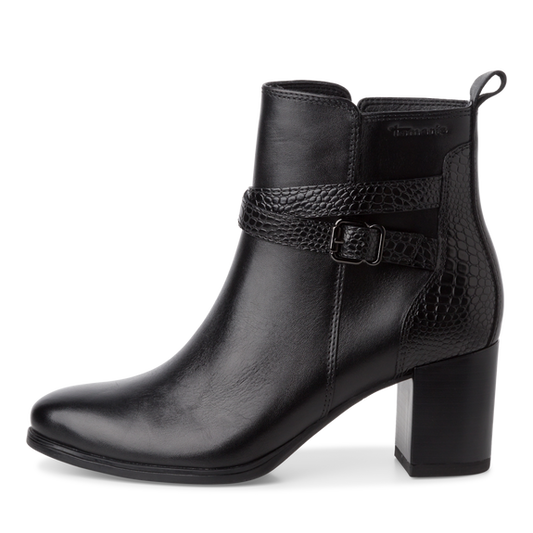 Heeled ankle boots Black-NEW-