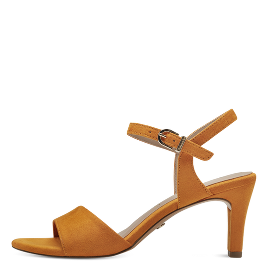 Heeled sandal - yellow