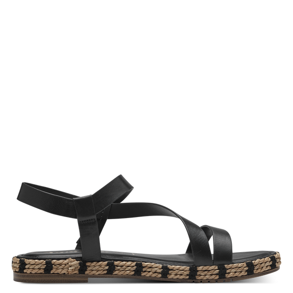 Leather Sandal - black